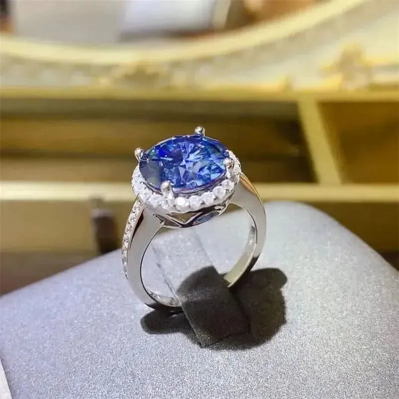5 Carat Moissanite 925 Sterling Silver Ring - Bad Moms Club