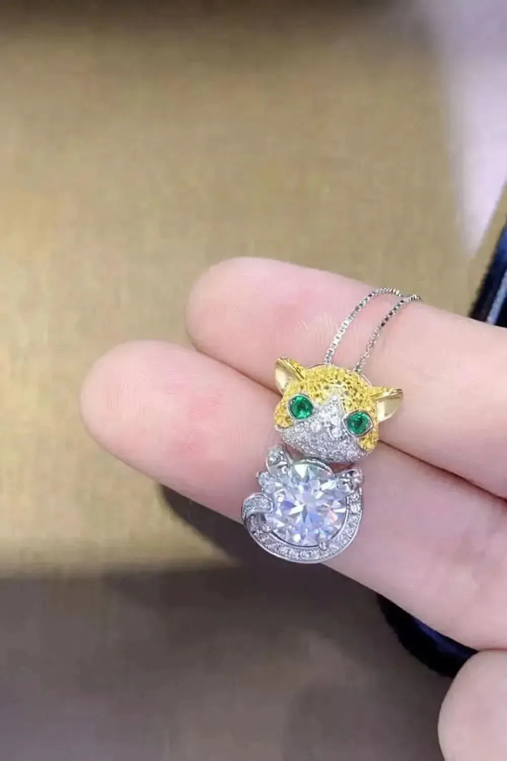 2 Carat Moissanite 925 Sterling Silver Necklace - Bad Moms Club