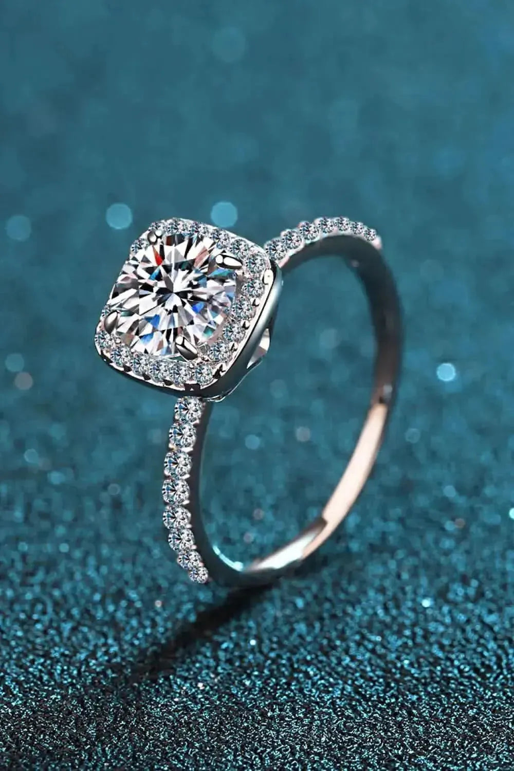Square Moissanite Ring - Bad Moms Club