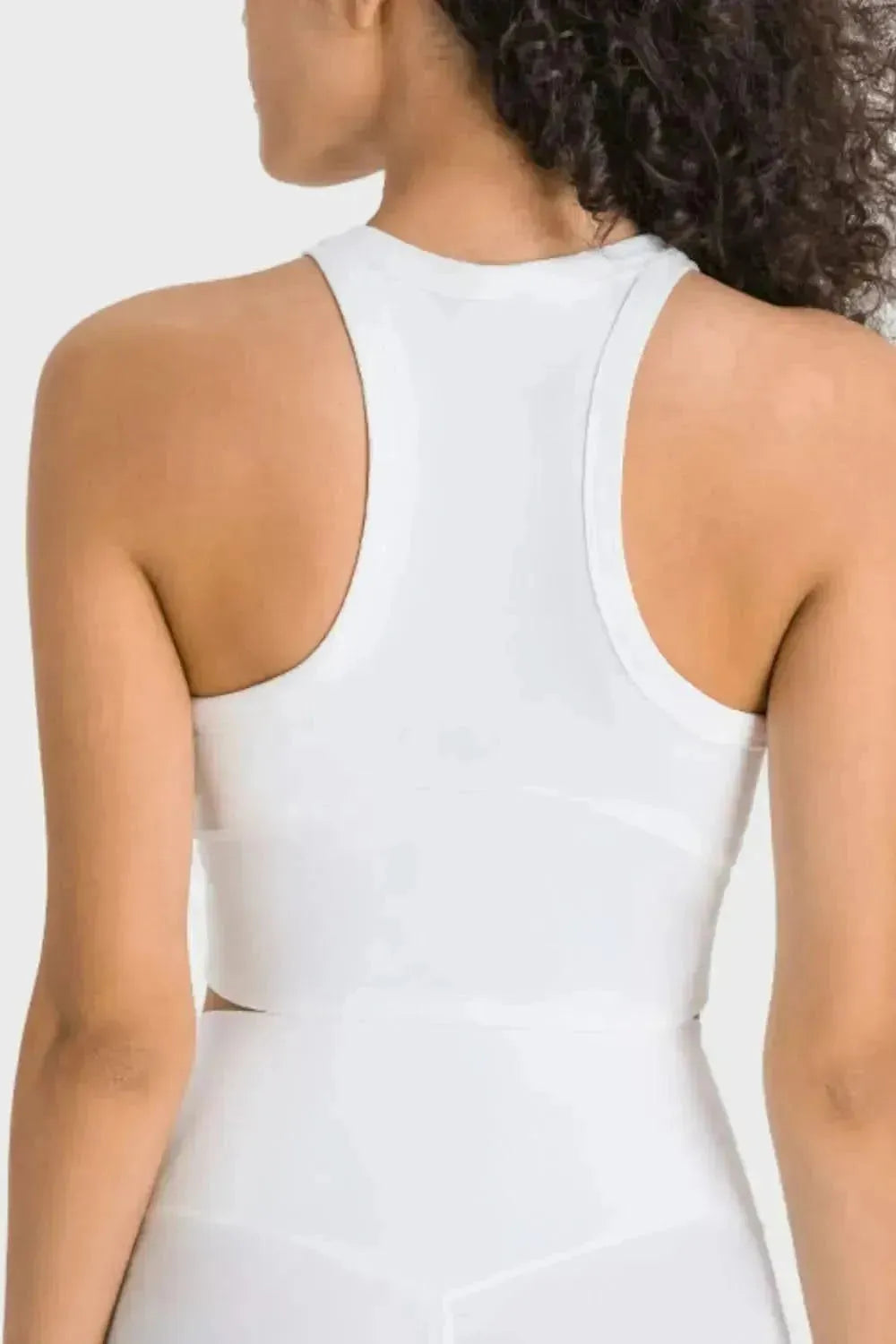 Racerback Cropped Sports Tank - Bad Moms Club