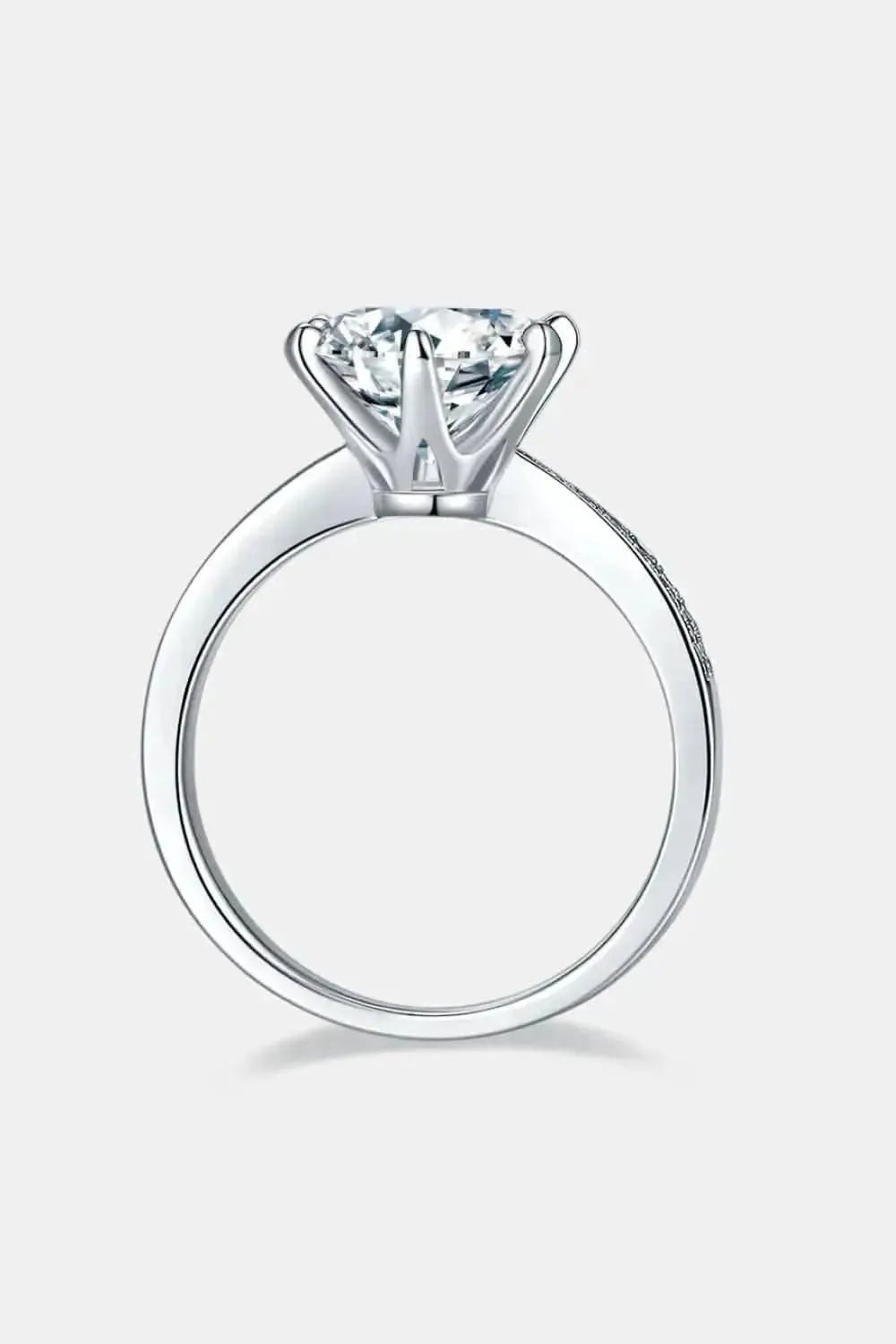 3 Carat Moissanite Side Stone Ring - Bad Moms Club