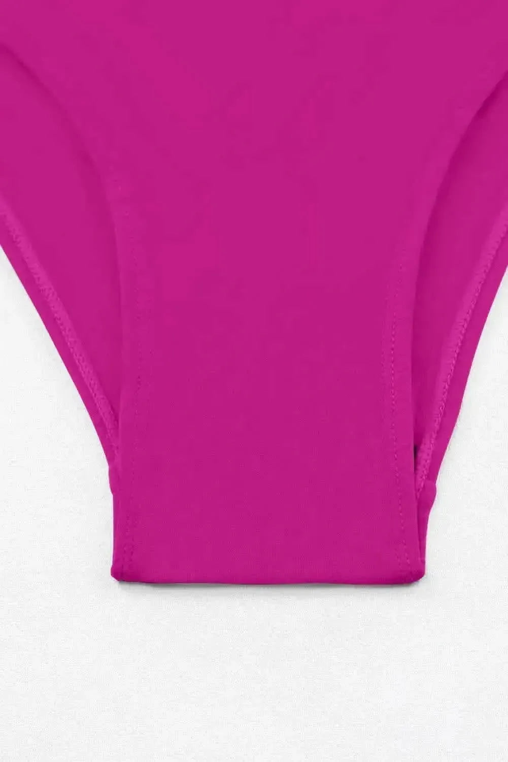 Ruched Slit Tankini Set - Bad Moms Club