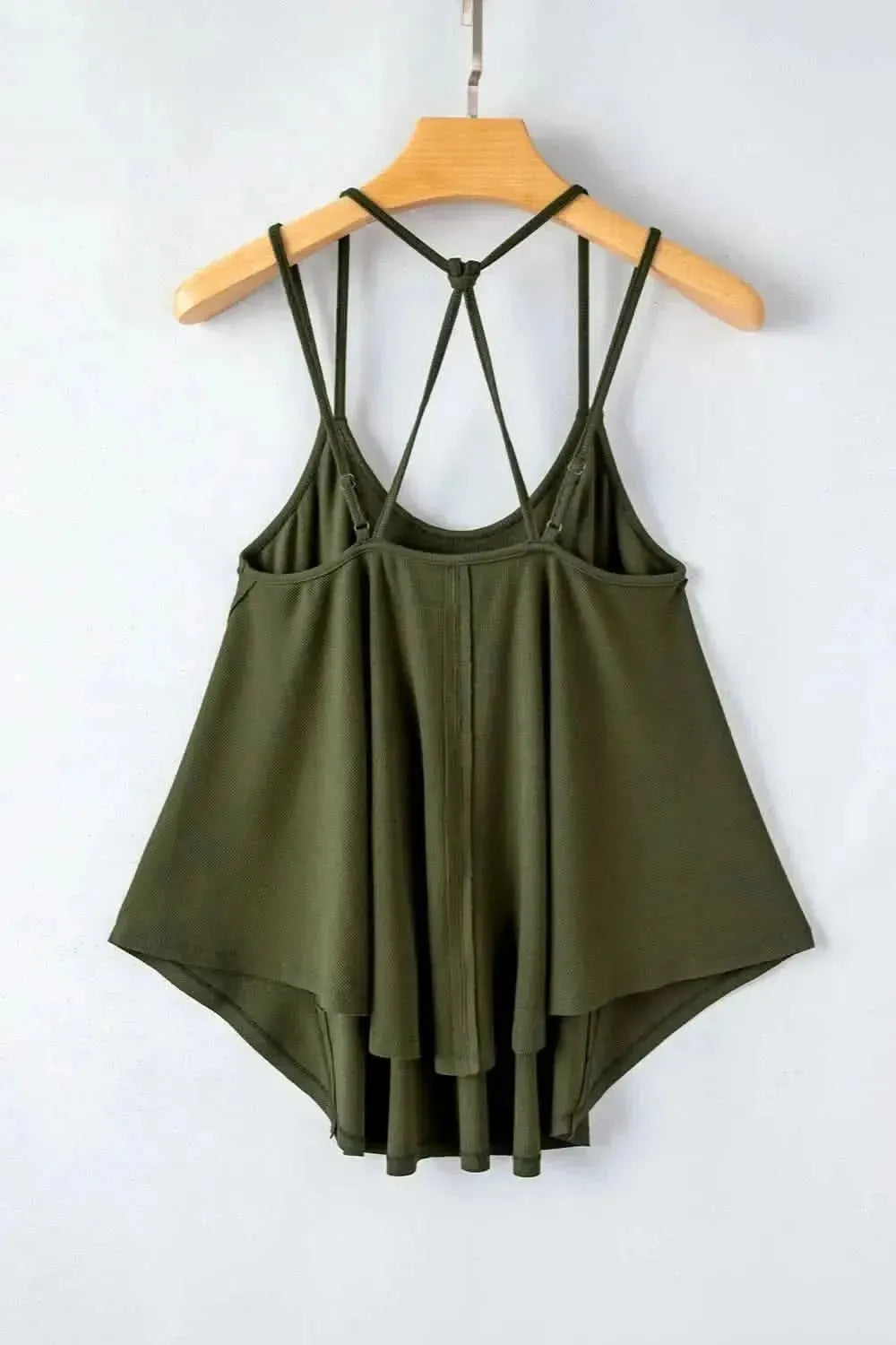 Scoop Neck Double Spaghetti Strap Cami - Bad Moms Club