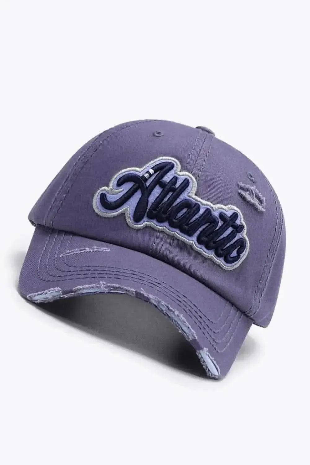 ATLANTIC Graphic Distressed Baseball Cap - Bad Moms Club