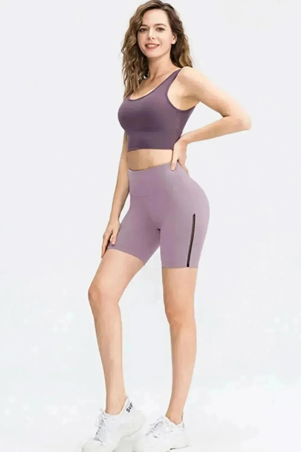 Wide Waistband Sports Shorts - Bad Moms Club