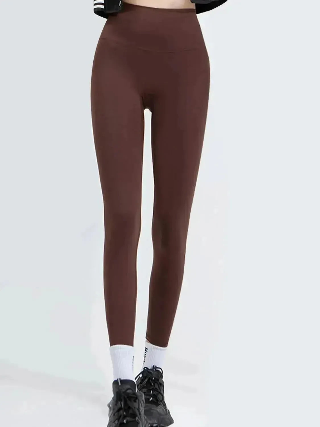 Wide Waistband Sports Leggings - Bad Moms Club