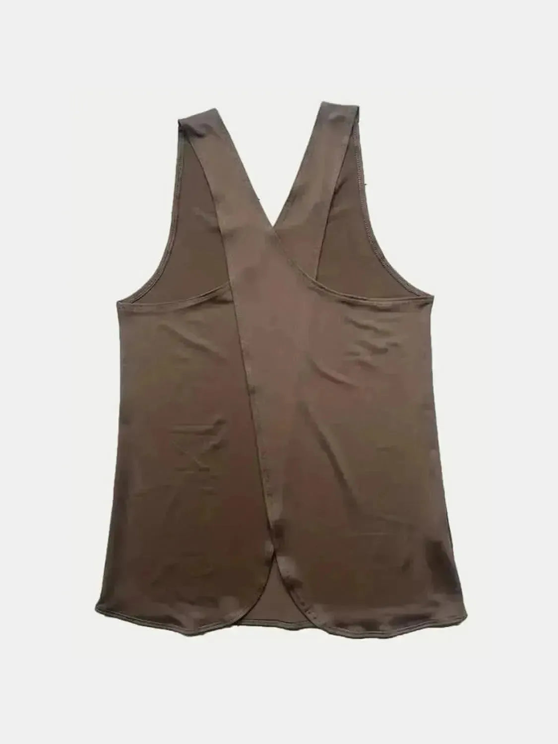 Crisscross Scoop Neck Active Tank - Bad Moms Club