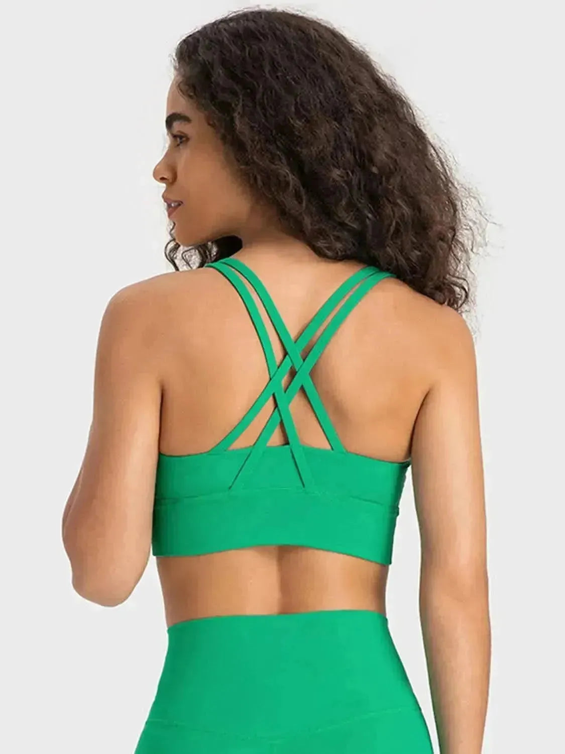 Crisscross Scoop Neck Active Tank - Bad Moms Club