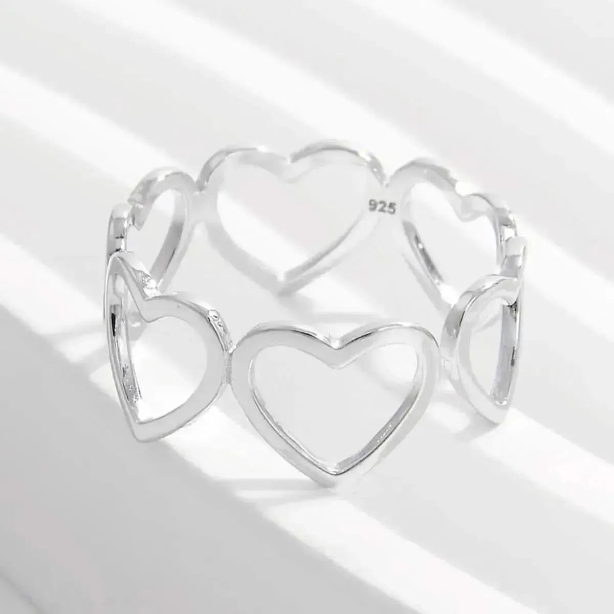 925 Sterling Silver Heart Ring - Bad Moms Club