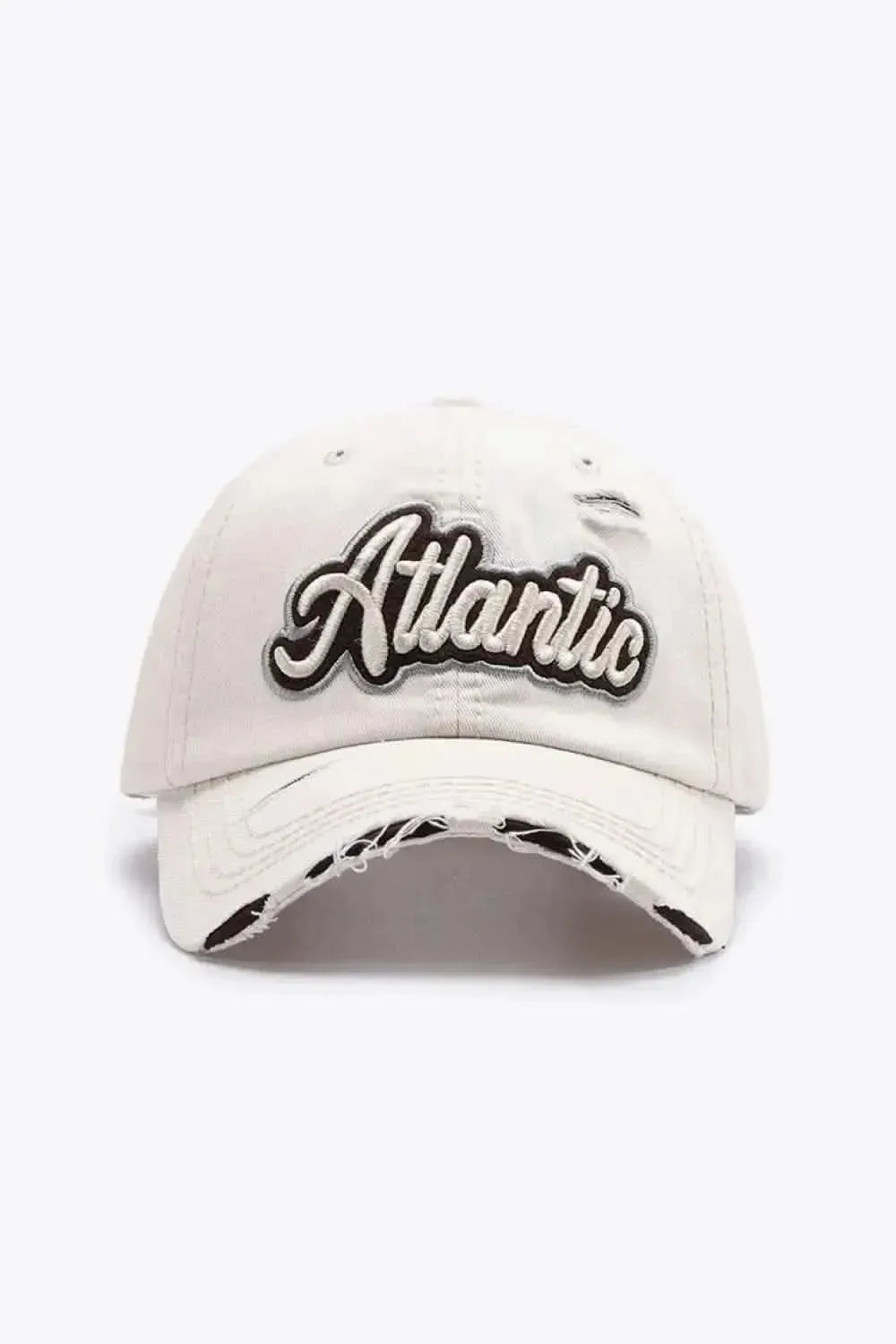 ATLANTIC Graphic Distressed Baseball Cap - Bad Moms Club