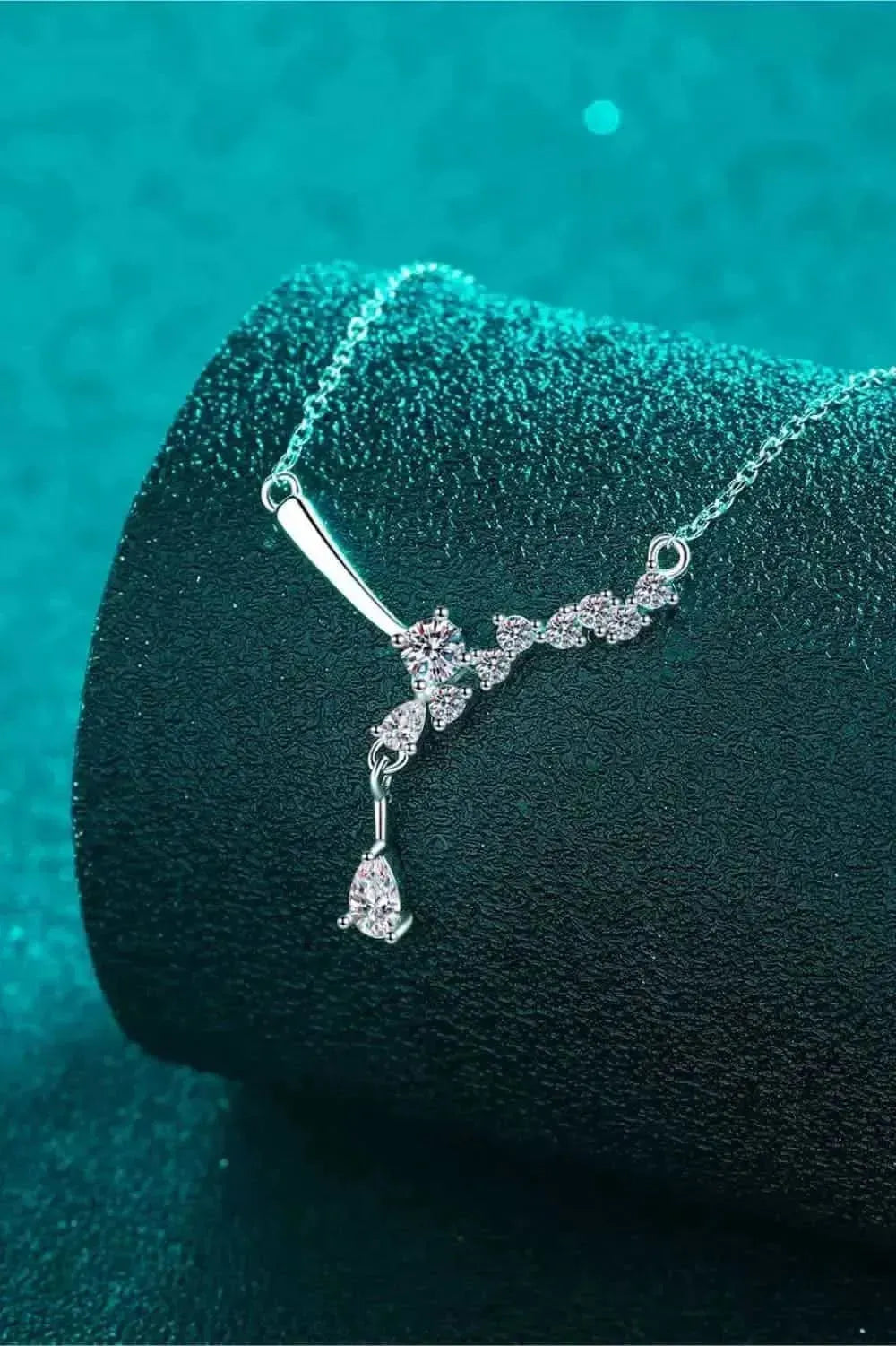 1 Carat Moissanite 925 Sterling Silver Necklace - Bad Moms Club