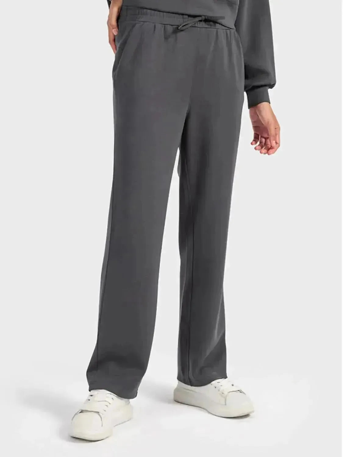 Drawstring Pocketed Sport Pants - Bad Moms Club