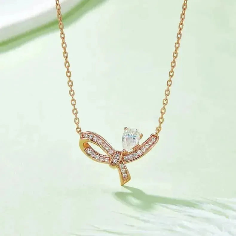Moissanite 925 Sterling Silver Necklace - Bad Moms Club