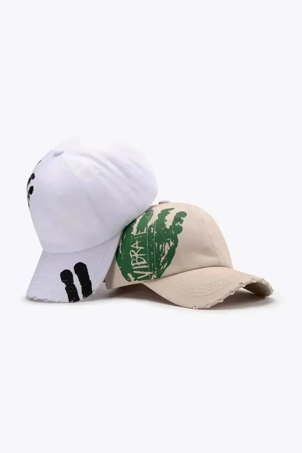 VIBRA Graphic Distressed Adjustable Baseball Cap - Bad Moms Club