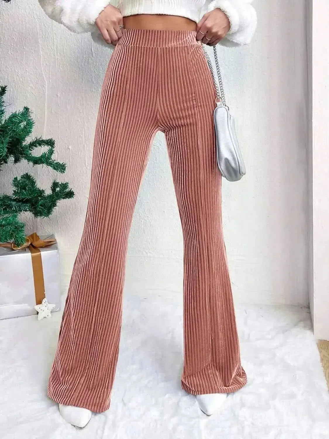 High Waist Flare Pants - Bad Moms Club