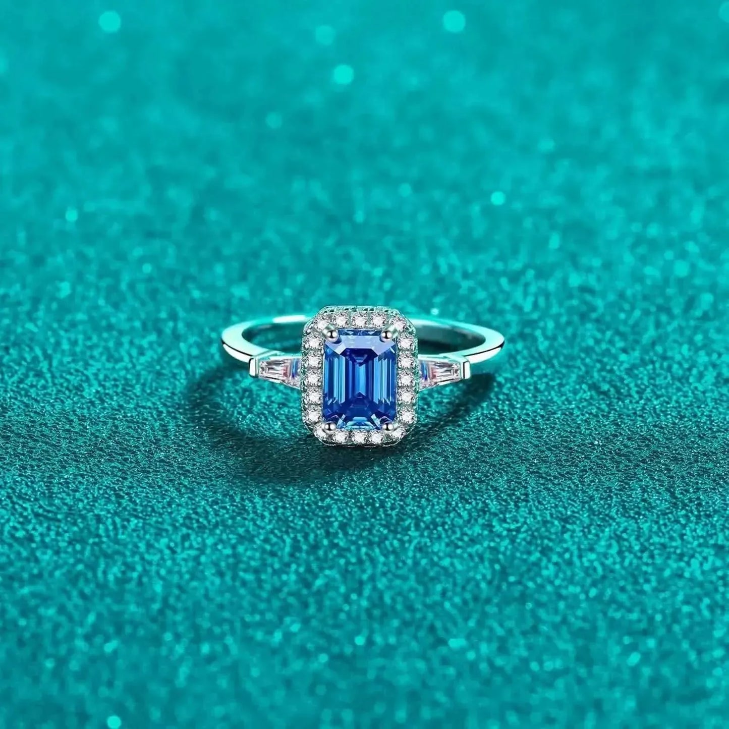 1 Carat Moissanite 925 Sterling Silver Ring - Bad Moms Club