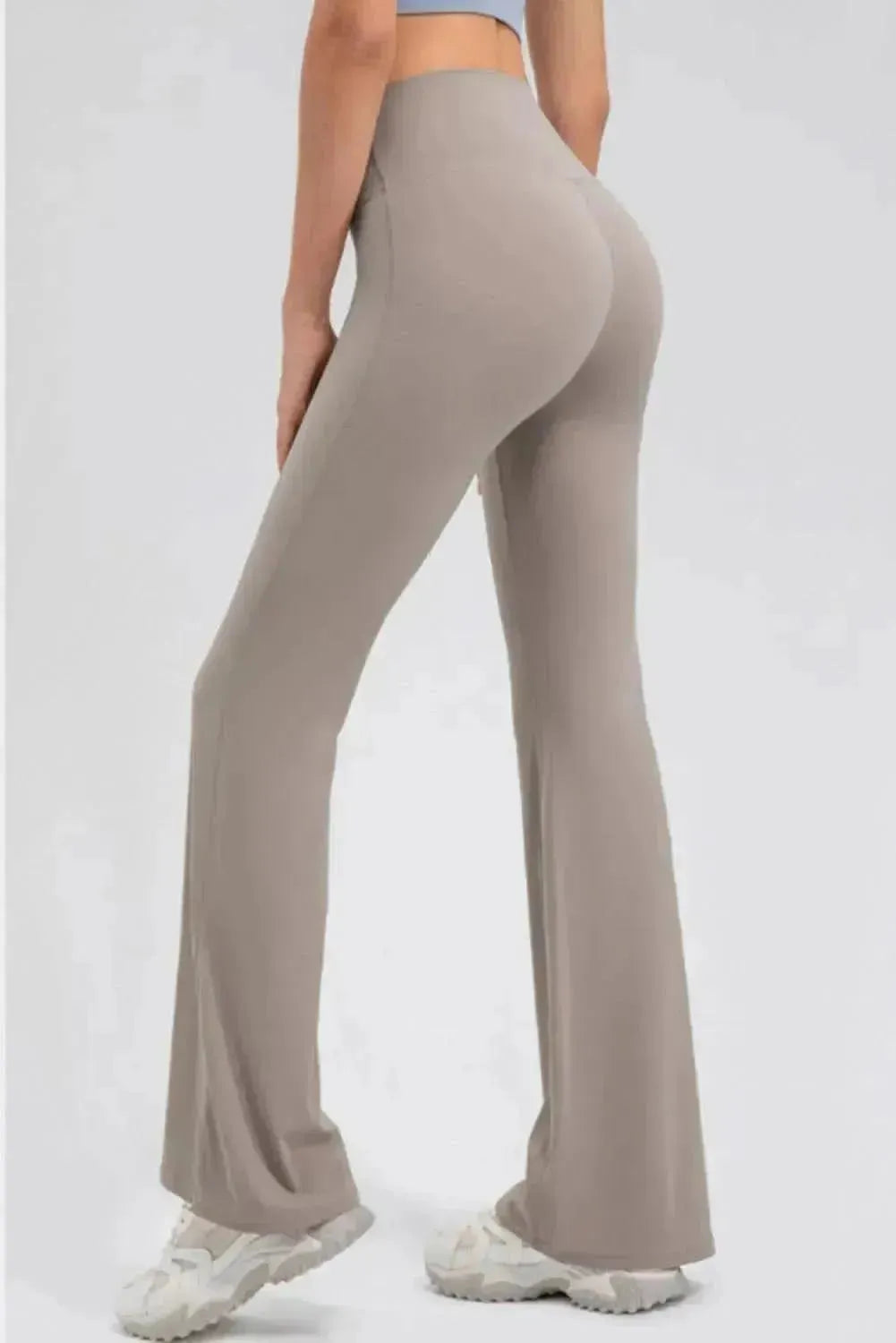 High Waist Straight Active Pants - Bad Moms Club