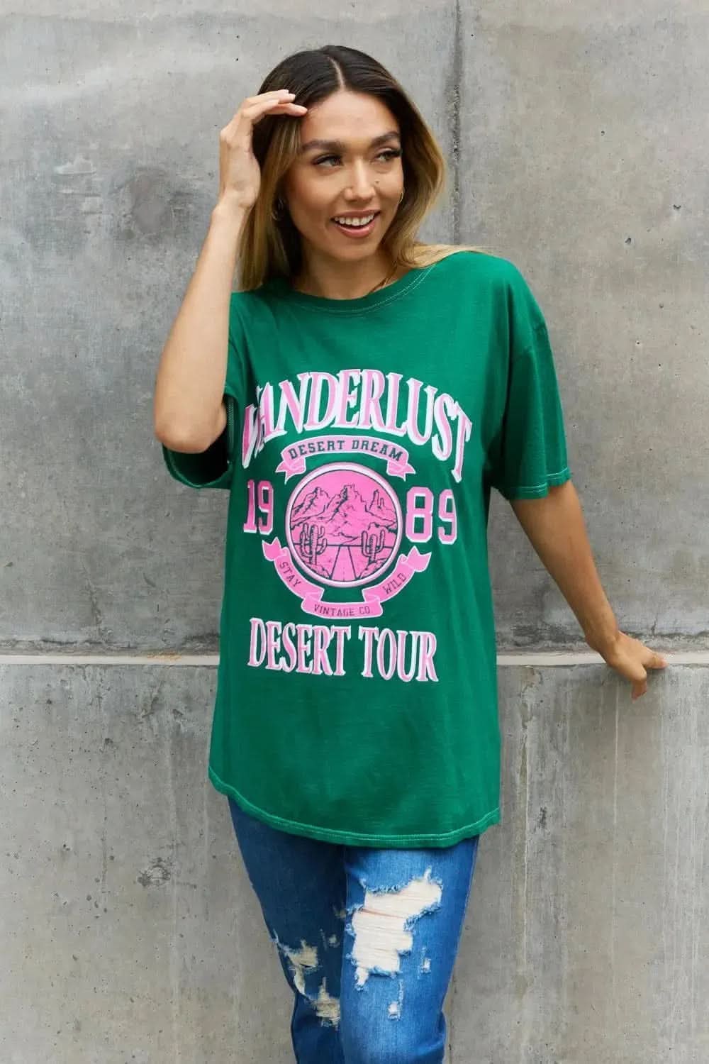 Sweet Claire "Wanderlust" Graphic T-Shirt - Bad Moms Club