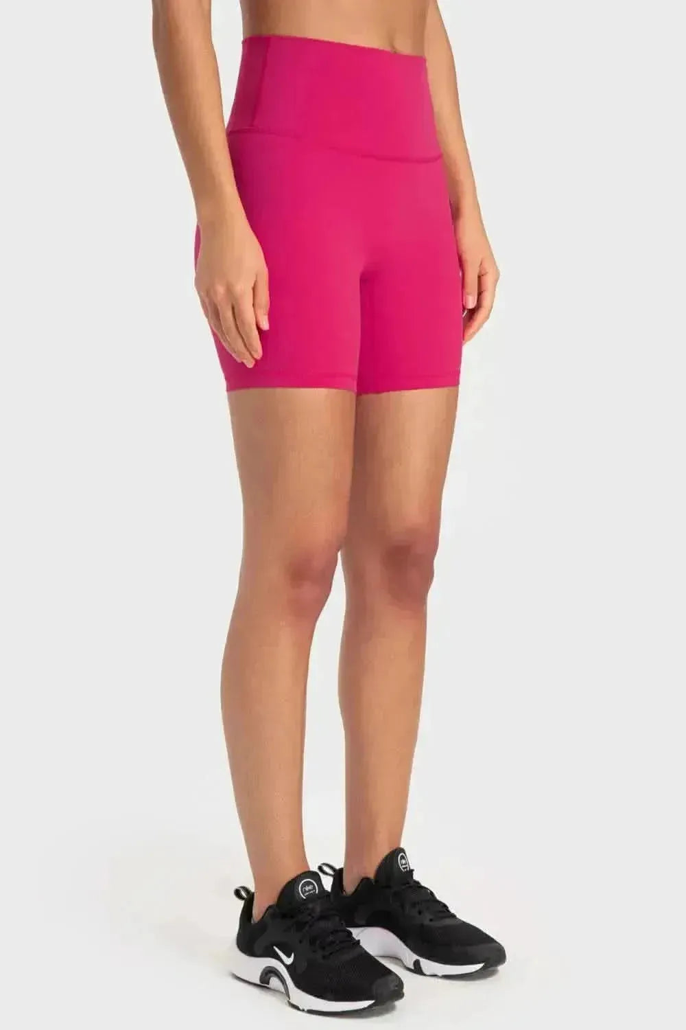 Staying Cozy Wide Waistband Biker Shorts - Bad Moms Club