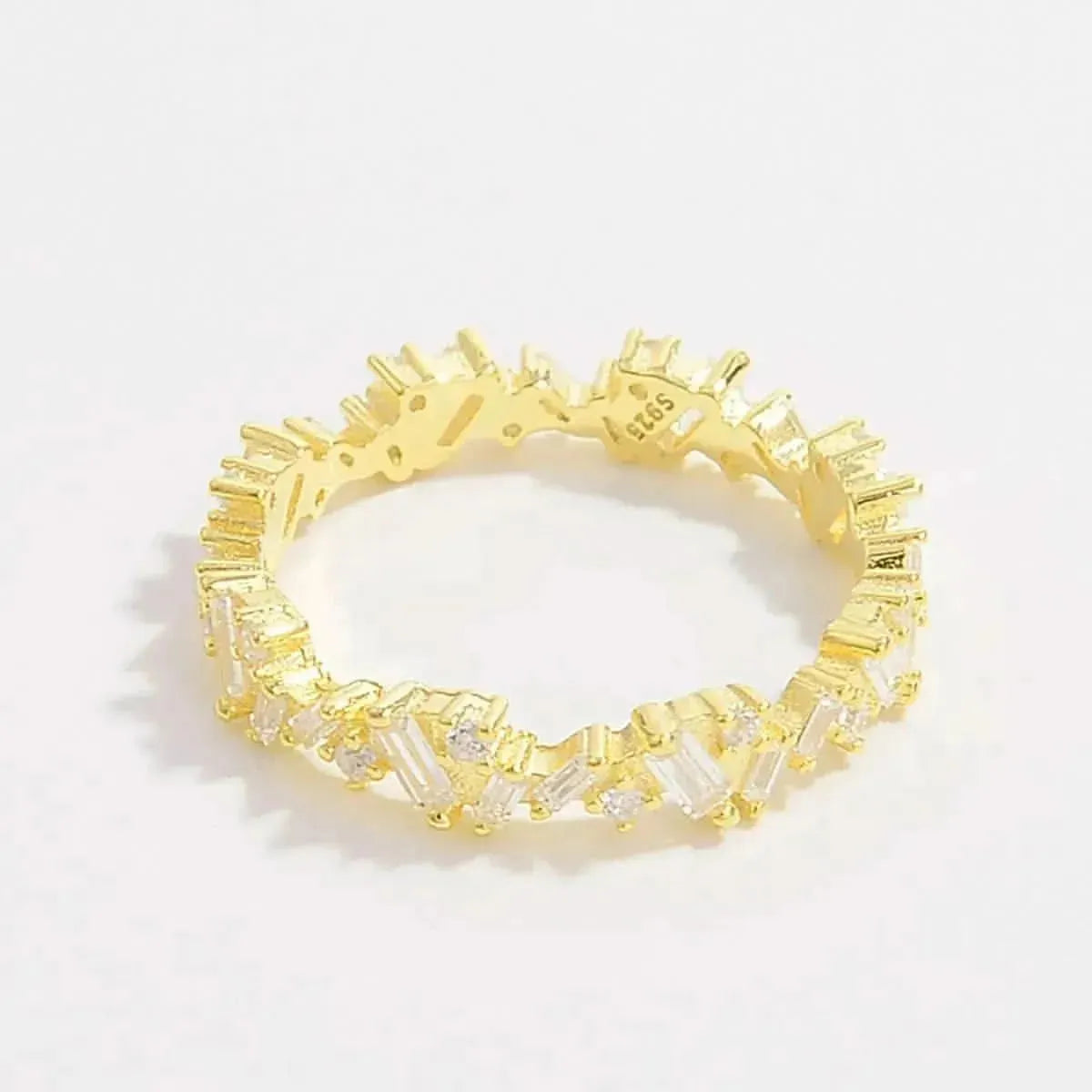925 Sterling Silver Inlaid Zircon Ring - Bad Moms Club