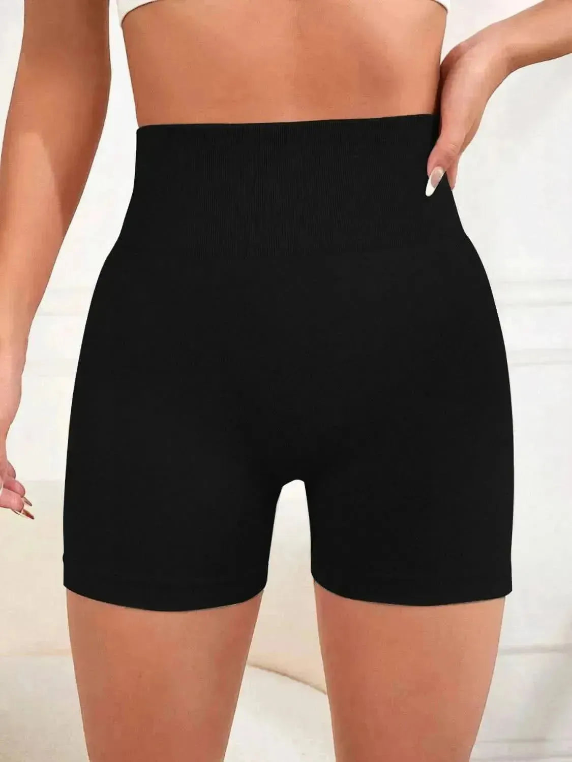 High Waist Active Shorts - Bad Moms Club