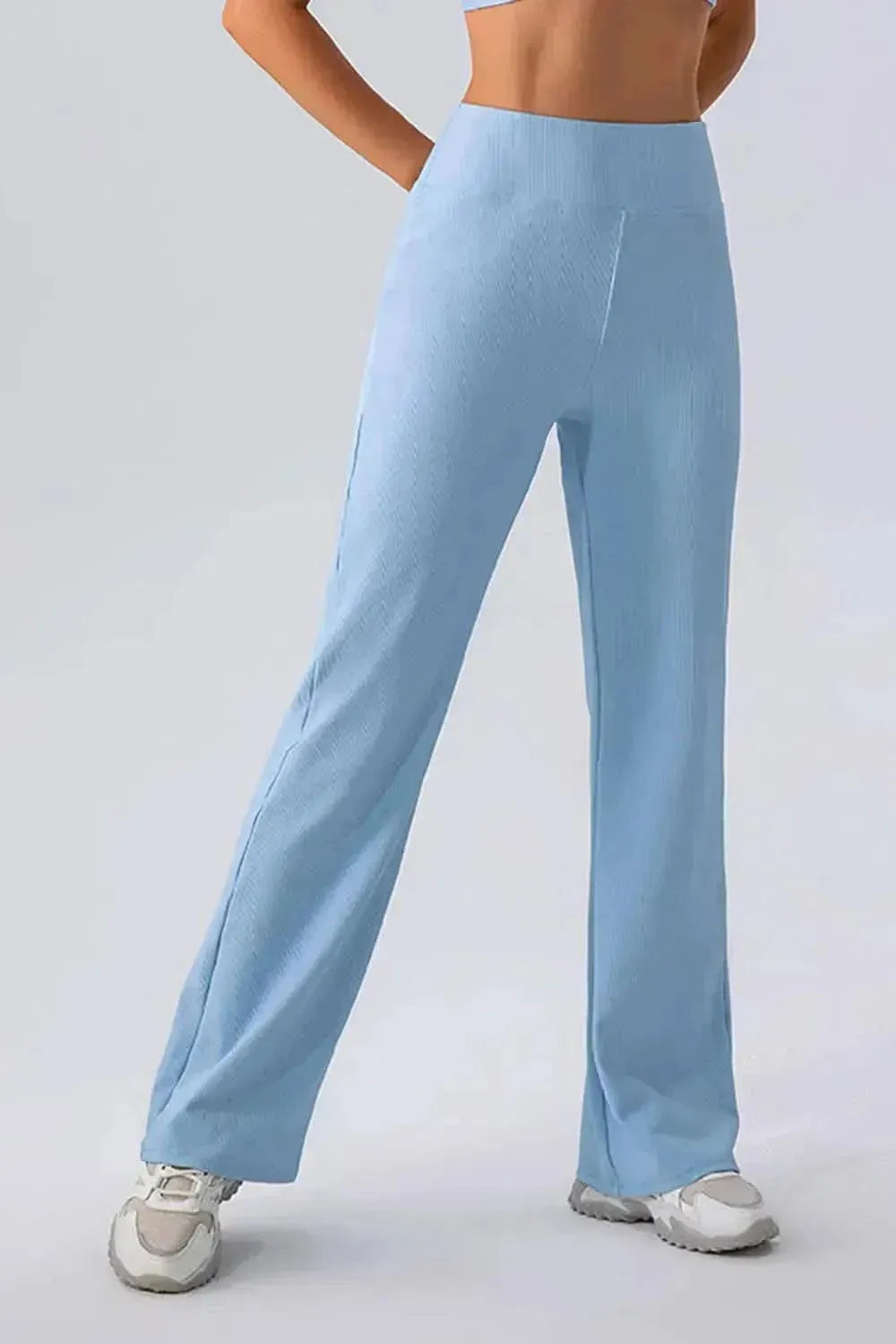 High Waist Straight Active Pants - Bad Moms Club