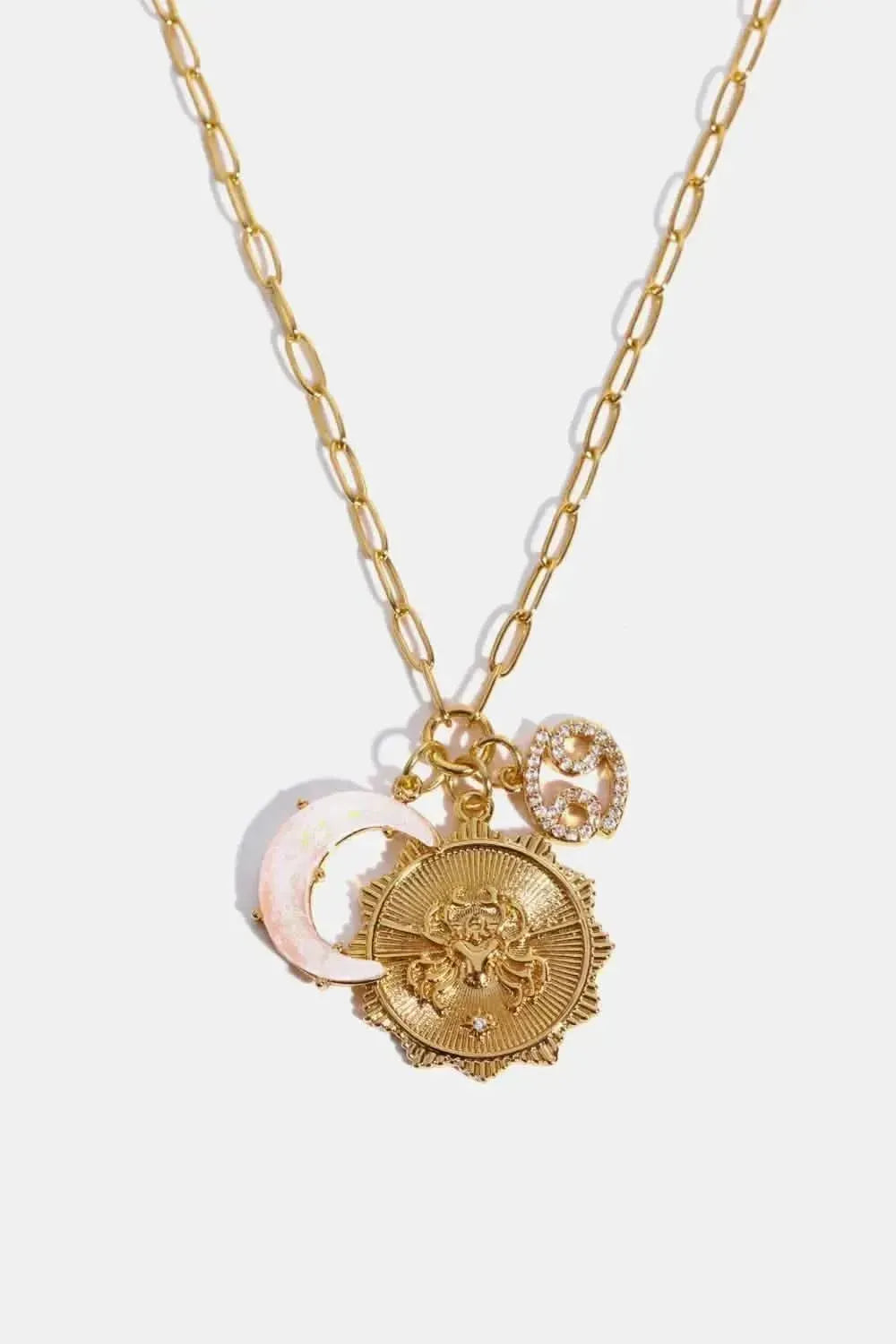 Constellation and Moon Pendant Copper Necklace - Bad Moms Club