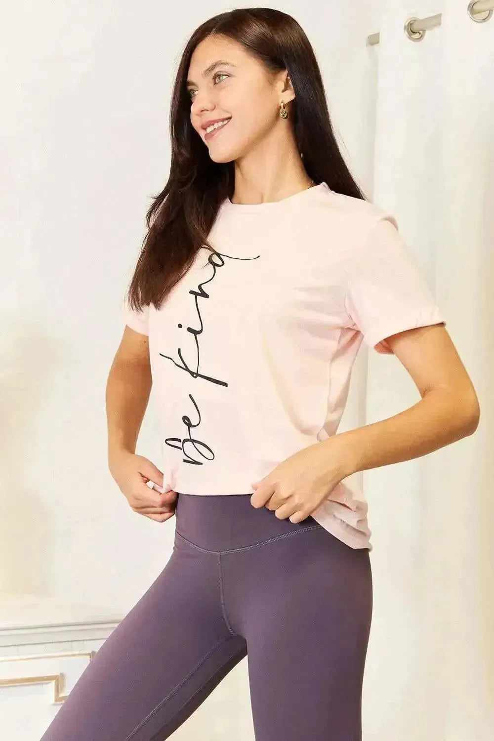 Simply Love BE KIND Graphic Round Neck T-Shirt - Bad Moms Club