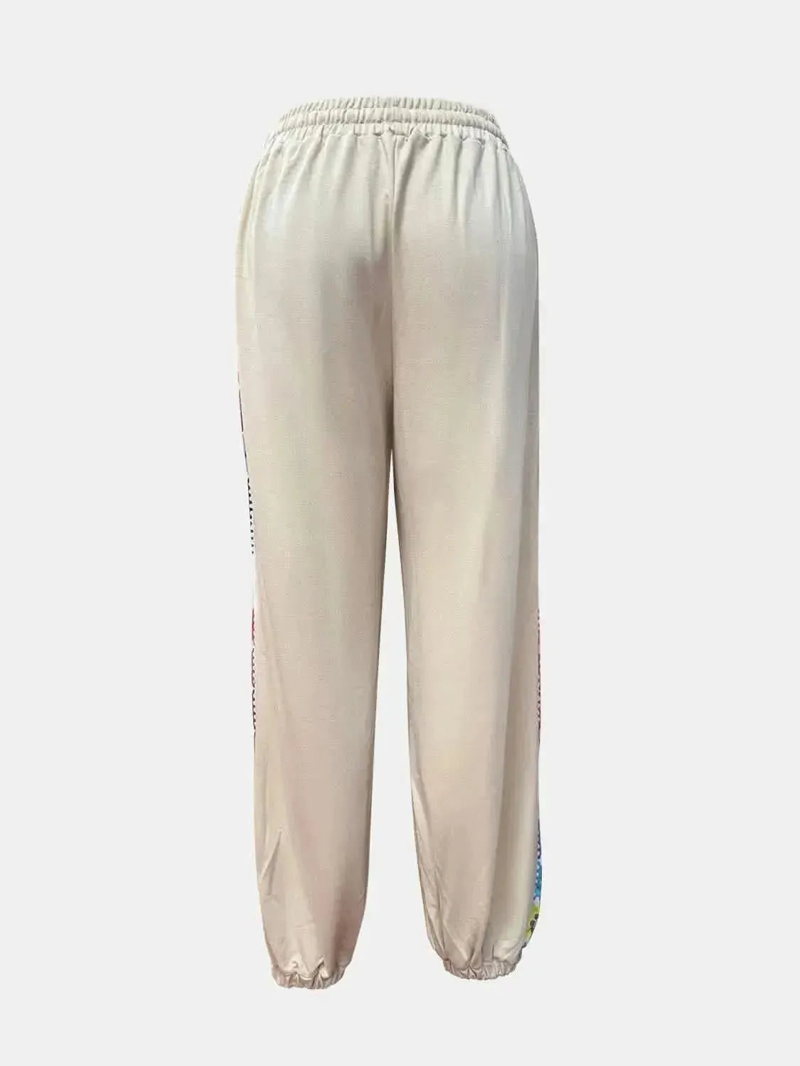 Perfee Drawstring High Waist Pants - Bad Moms Club