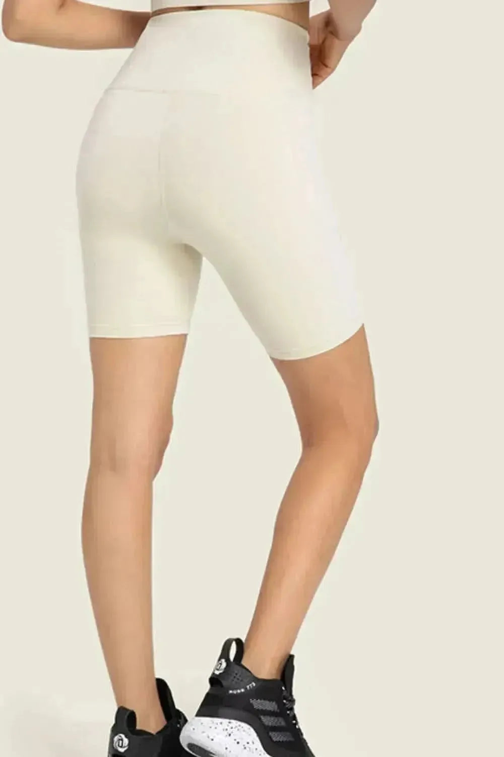 Seamless High-Rise Wide Waistband Biker Shorts - Bad Moms Club