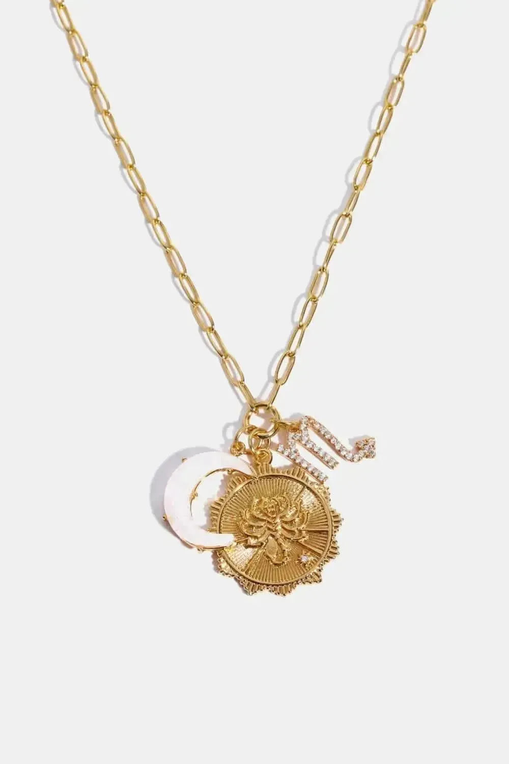 Constellation and Moon Pendant Copper Necklace - Bad Moms Club