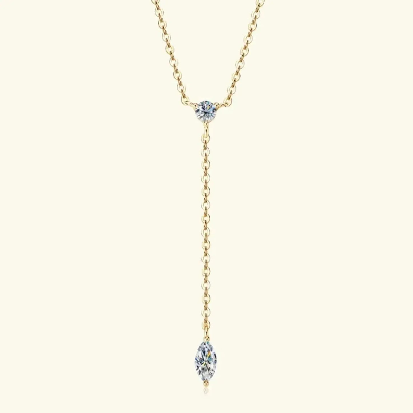 Moissanite 925 Sterling Silver Necklace - Bad Moms Club