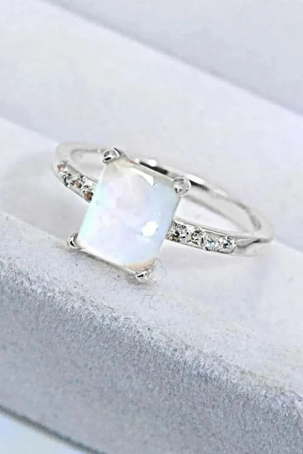 Square Moonstone Ring - Bad Moms Club