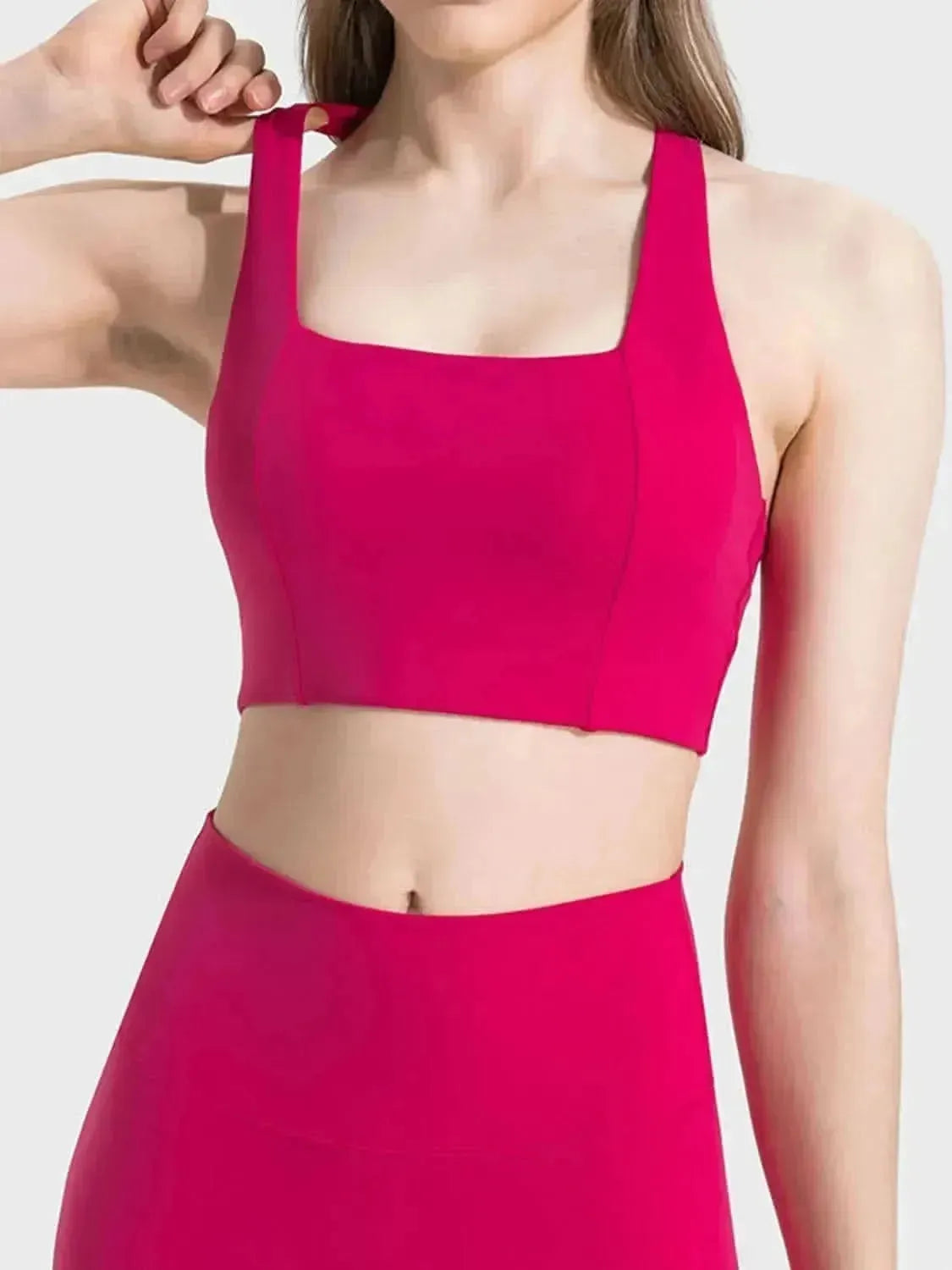 Scoop Neck Sports Bra - Bad Moms Club