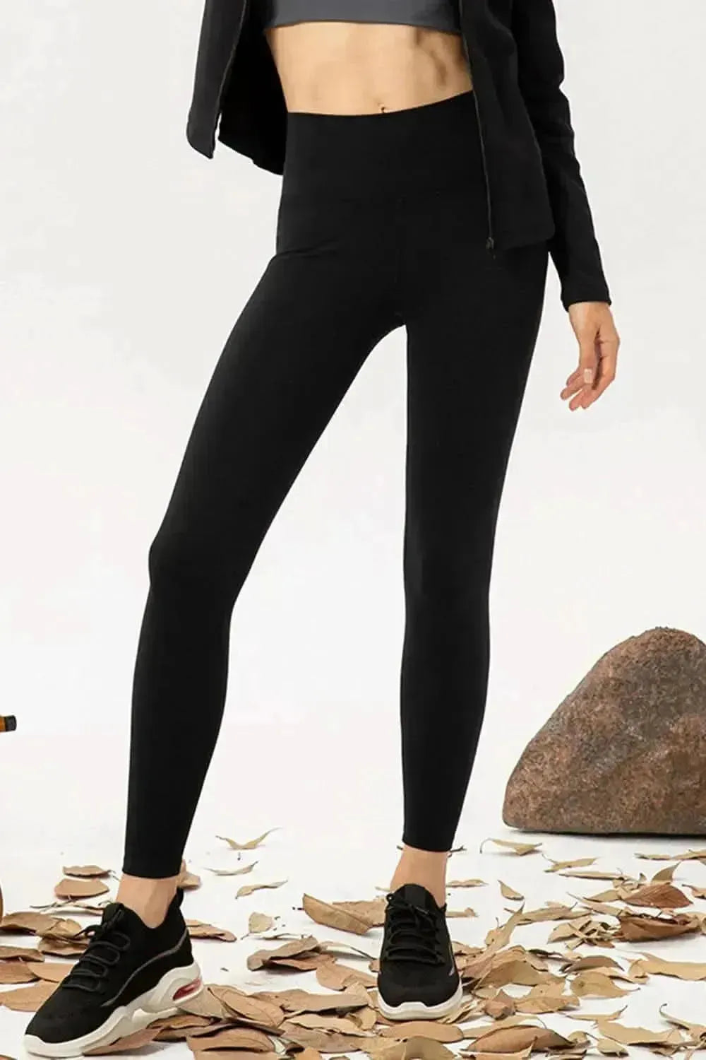 High Waist Skinny Active Pants - Bad Moms Club
