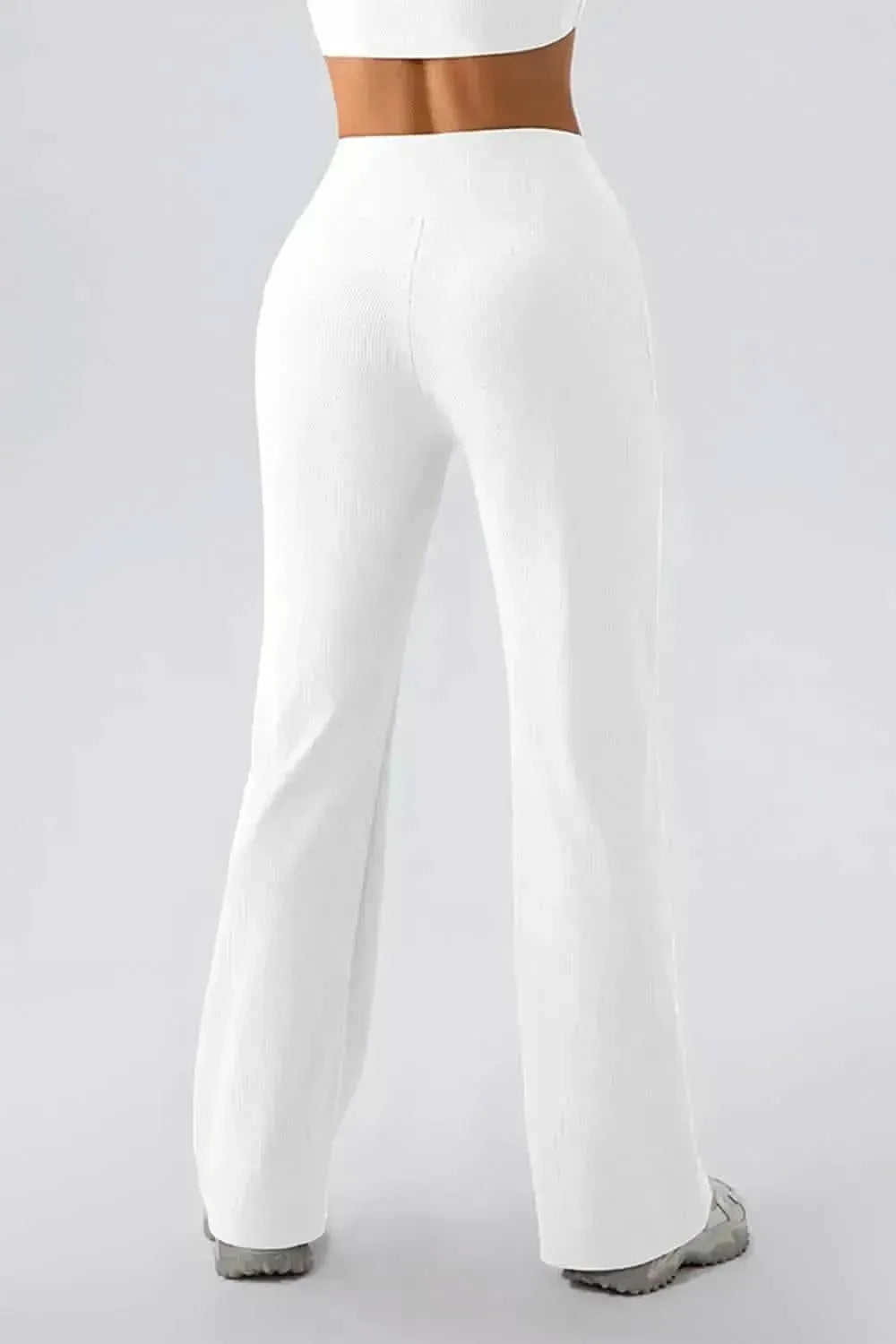 High Waist Straight Active Pants - Bad Moms Club