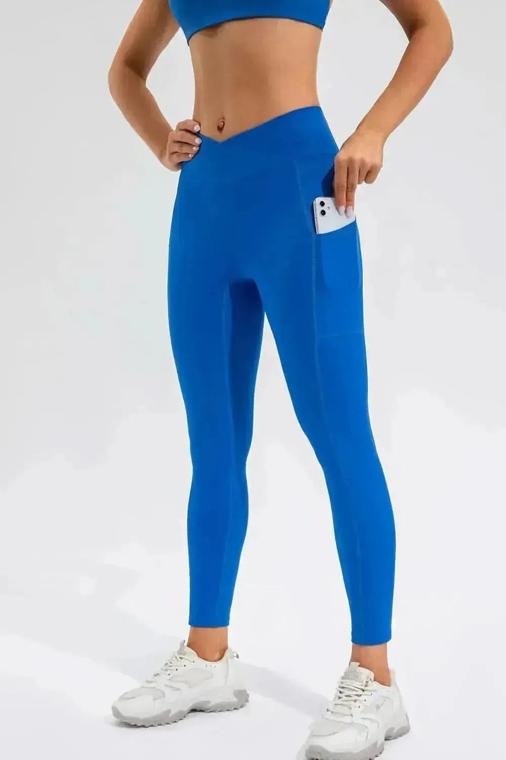 High Waist Active Leggings with Pockets - Bad Moms Club