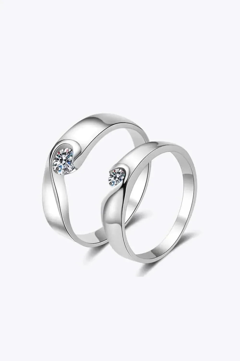 Moissanite Rhodium-Plated Ring - Bad Moms Club