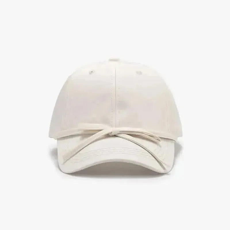 Tied Bow Cotton Baseball Cap - Bad Moms Club