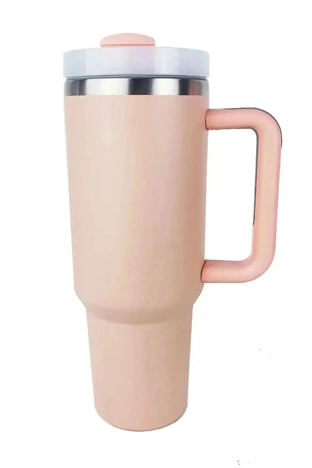 Stainless Steel Tumbler with Upgraded Handle and Straw - Bad Moms Club