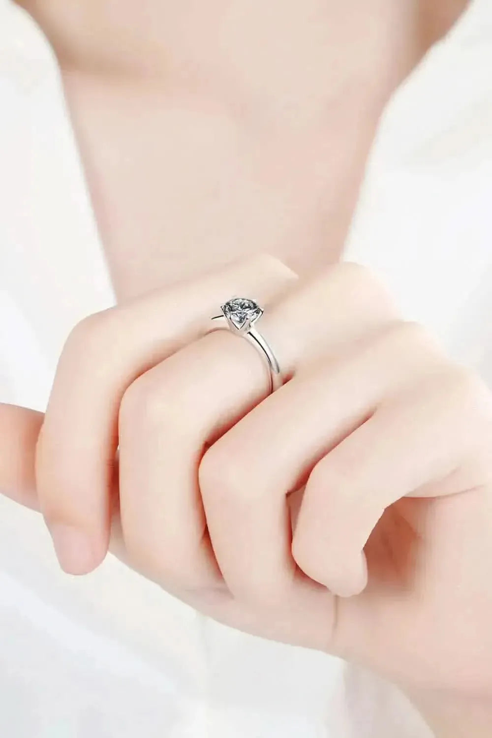 1.5 Carat Moissanite 925 Sterling Silver Ring - Bad Moms Club