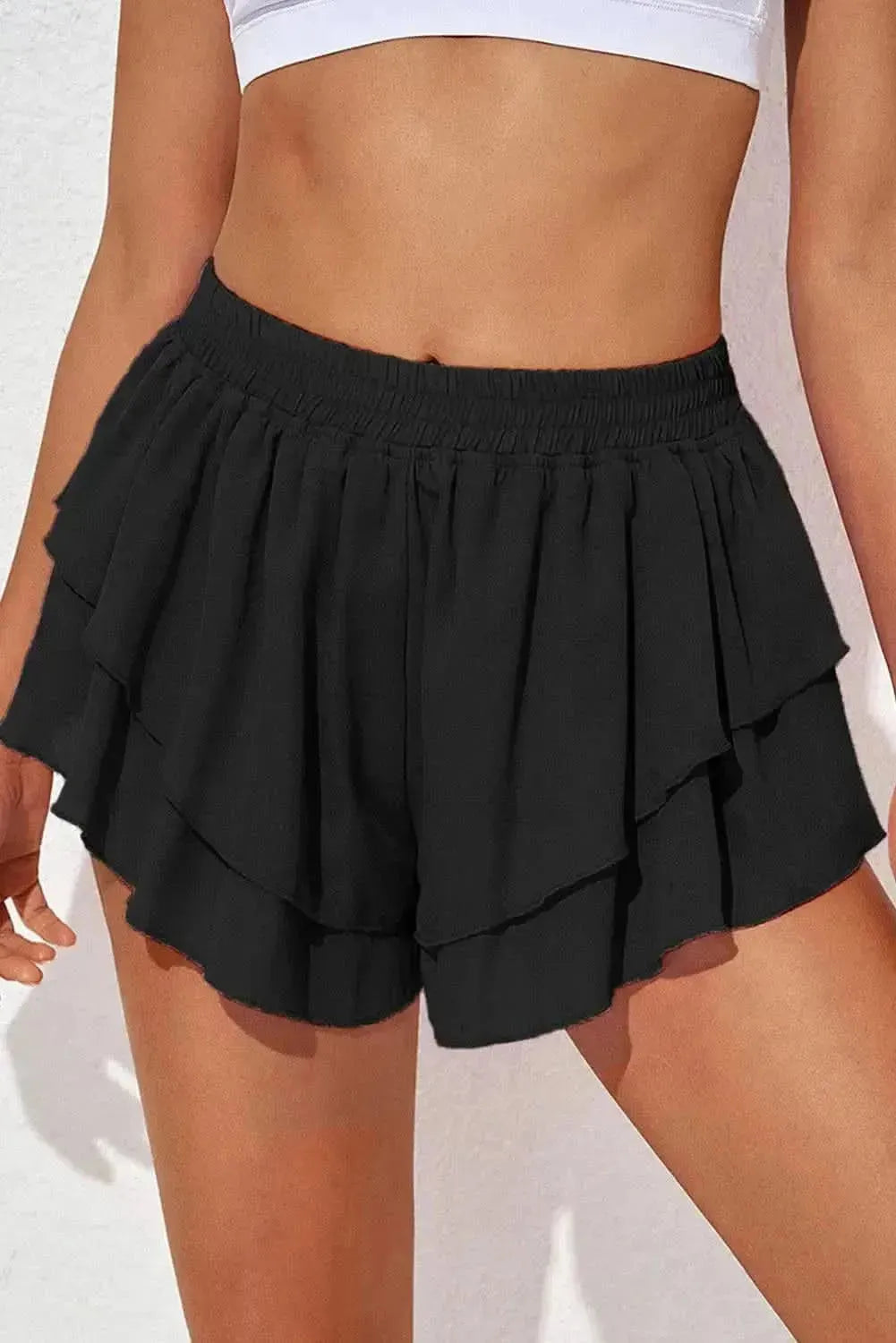 Layered Mid-Rise Waist Active Skirt - Bad Moms Club