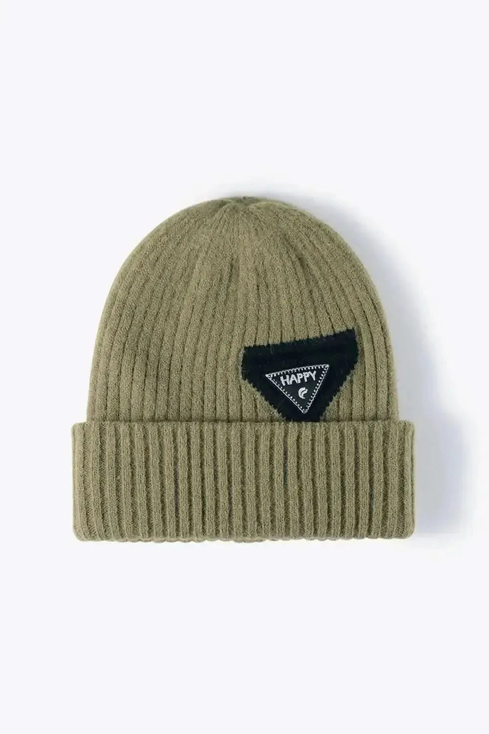 HAPPY Contrast Beanie - Bad Moms Club