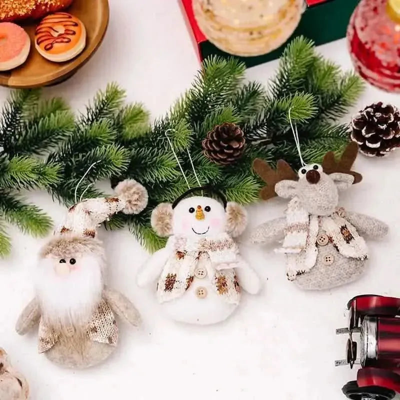 Santa Snowman Reindeer Hanging Ornament - Bad Moms Club