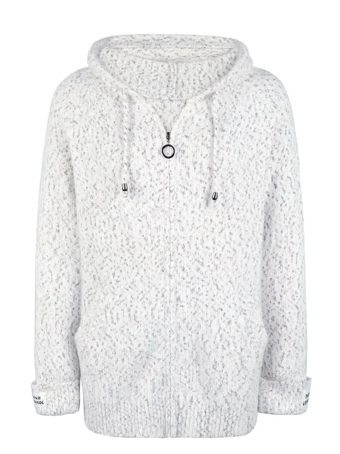 Zip-Up Hooded Sweater - Bad Moms Club