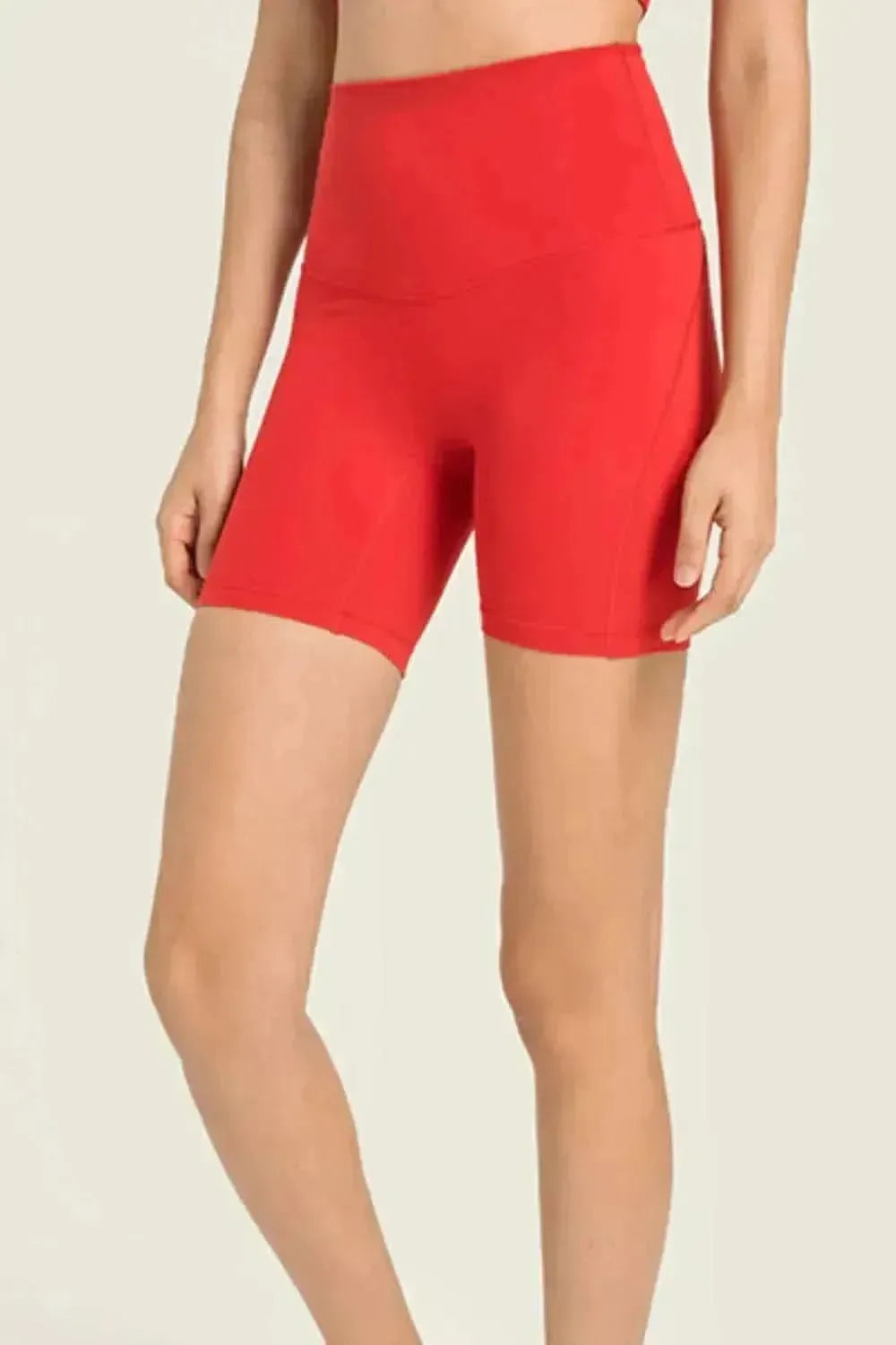 Seamless High-Rise Wide Waistband Biker Shorts - Bad Moms Club