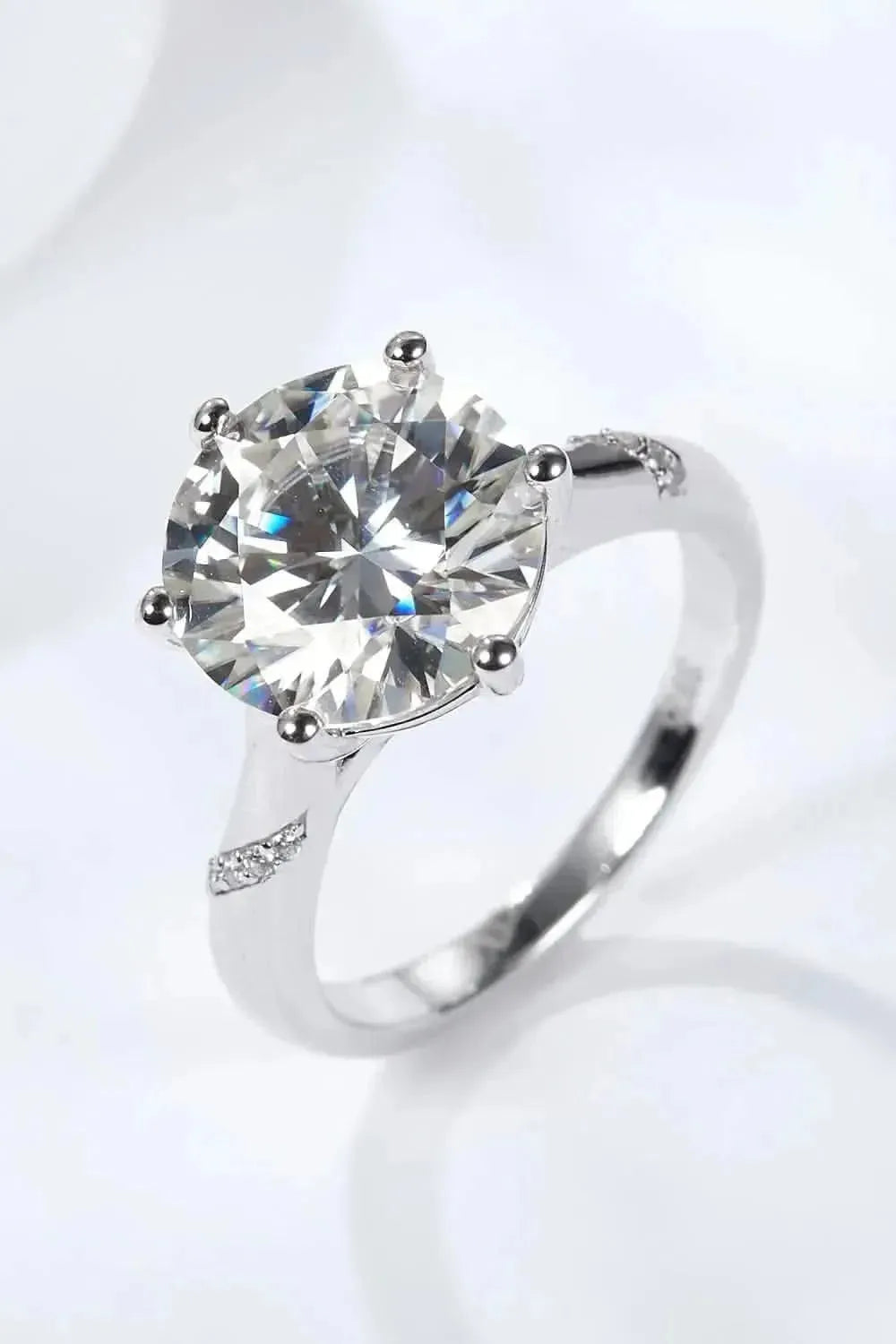 5 Carat Moissanite Solitaire Ring - Bad Moms Club