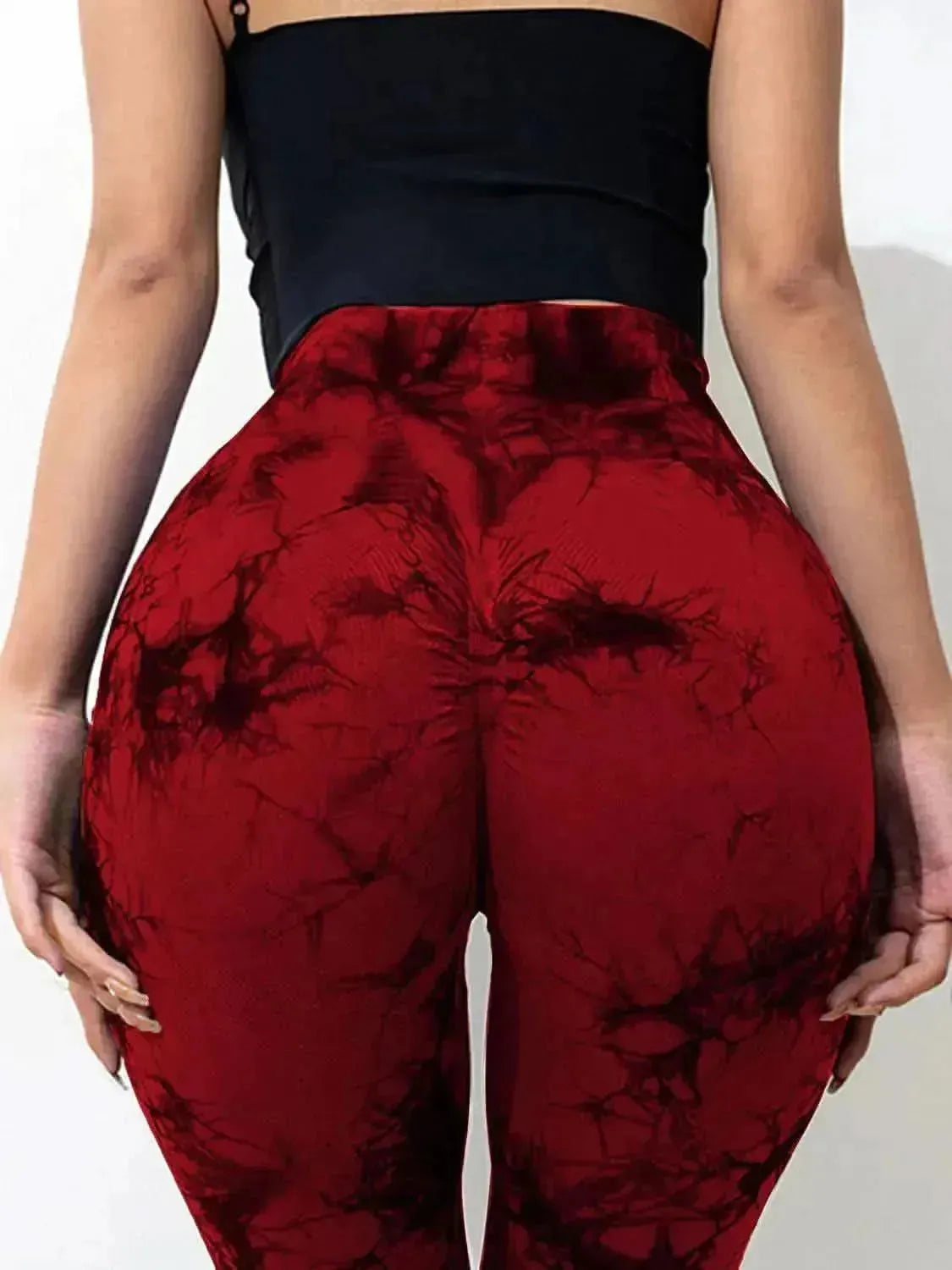 Tie-Dye High Waist Active Leggings - Bad Moms Club