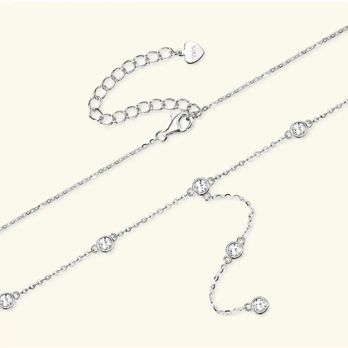 1.1 Carat Moissanite 925 Sterling Silver Necklace - Bad Moms Club