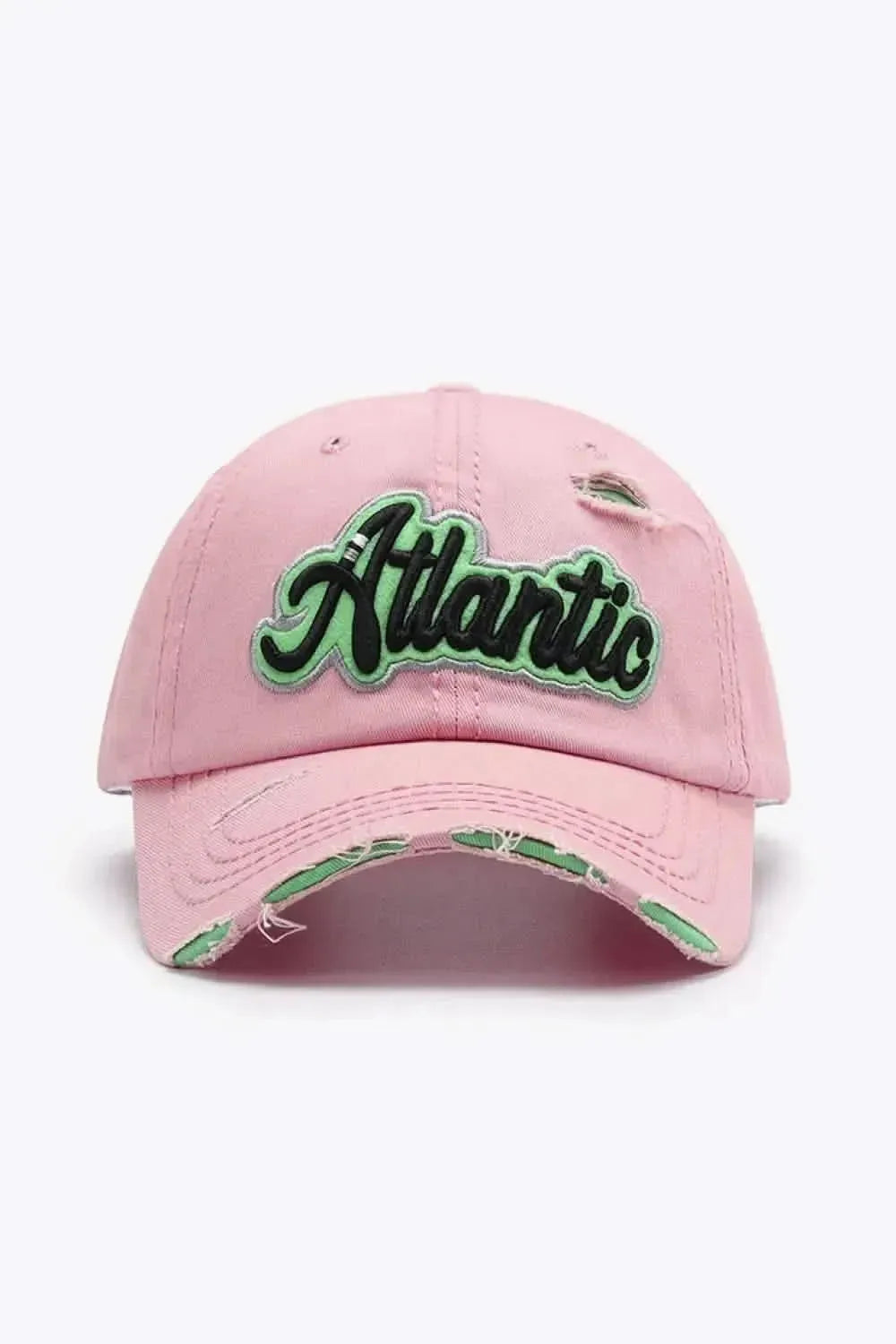 ATLANTIC Graphic Distressed Baseball Cap - Bad Moms Club
